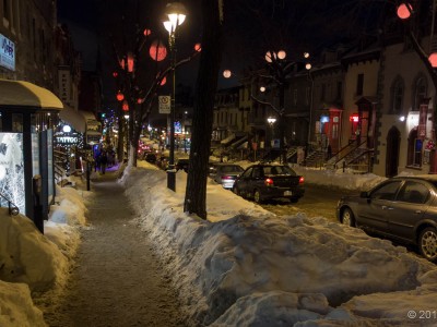 Saint-Denis street on NYE