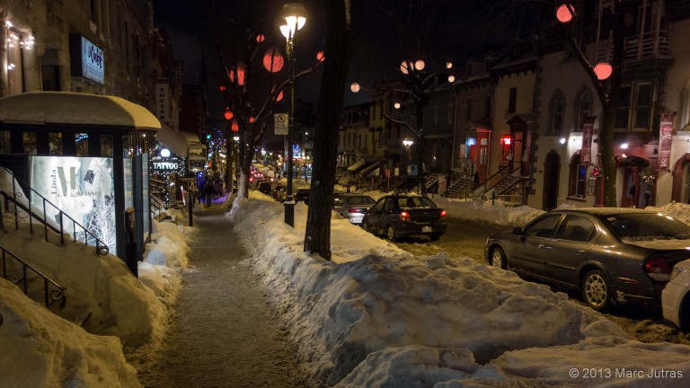 Saint-Denis street on NYE