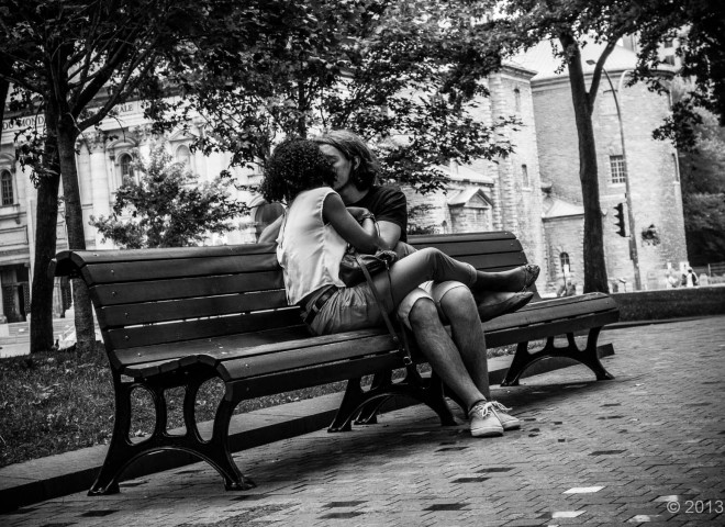 Couple on Bench