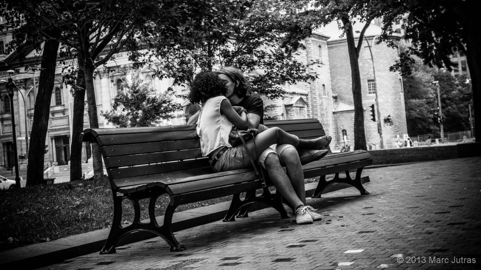 Couple on Bench